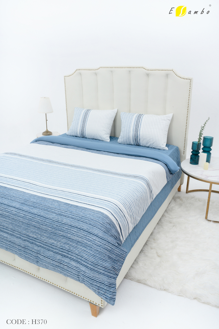 Bộ chăn ga phủ ELAMBO Modal & Cotton H368 - Ảnh 3
