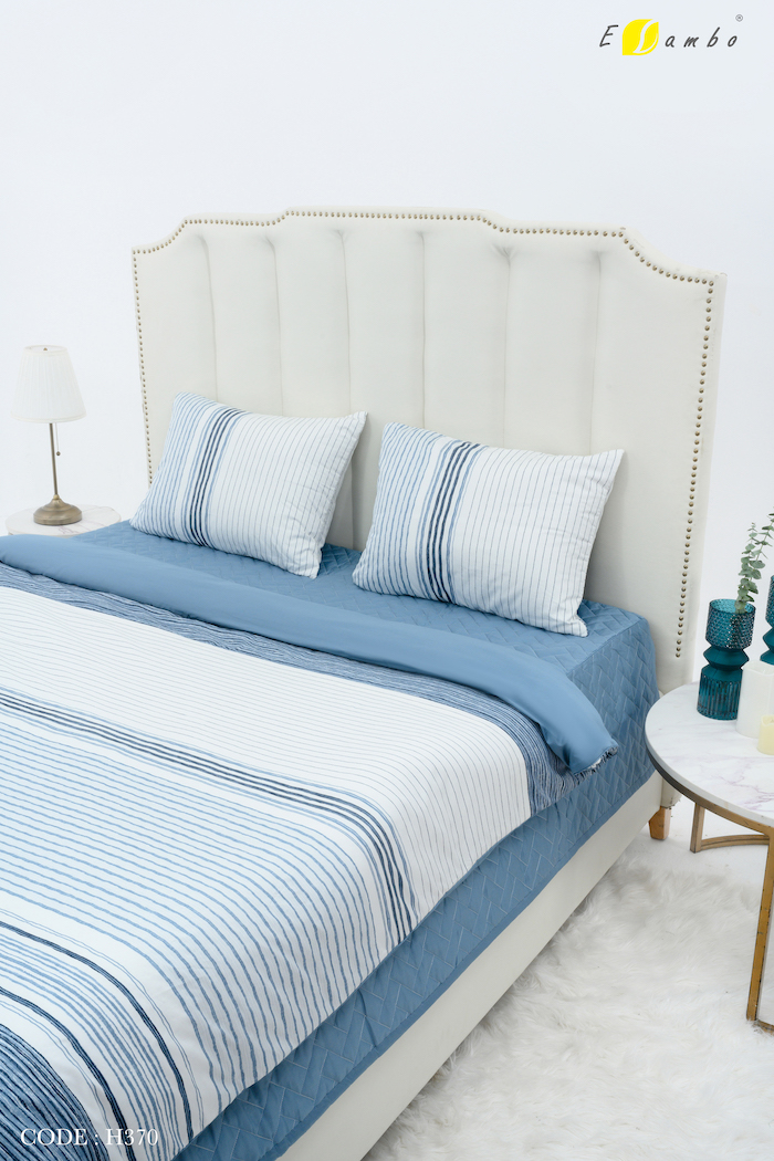 Bộ chăn ga phủ ELAMBO Modal & Cotton H368 - Ảnh 2